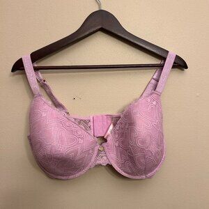 Juice Couture Pink Underwire Lace Heart Design Bra 40D
